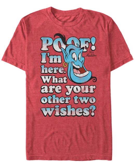 Disney Princesses Disney Aladdin Poof What Are Your Wishes Short Sleeve T-Shirt