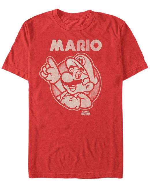 Nintendo Super Mario Pointing Short Sleeve T-Shirt