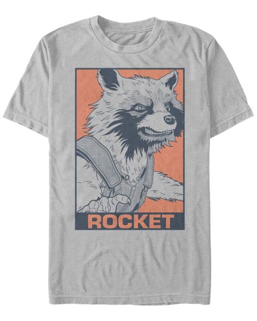 Marvel Guardians of the Galaxy Pop Art Rocket Short Sleeve T-Shirt