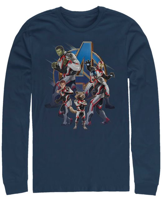 Marvel Avengers Endgame Suit Group Long Sleeve T-shirt
