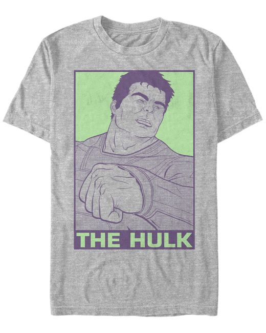 Marvel Avengers Pop Art Hulk Short Sleeve T-Shirt