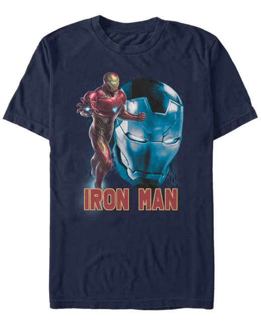 Marvel Avengers Endgame Iron Man Side Profile Short Sleeve T-shirt