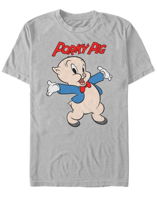 Fifth Sun Looney Tunes Porky Pig Short Sleeve T-Shirt