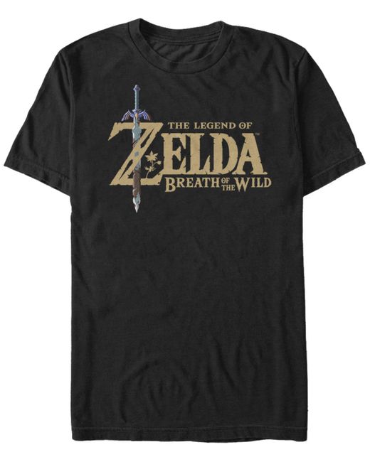 Nintendo Legend of Zelda Breath The Wind Logo Short Sleeve T-Shirt