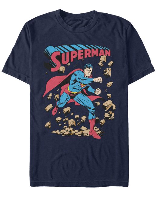Fifth Sun Dc Superman Rock Punch Short Sleeve T-Shirt