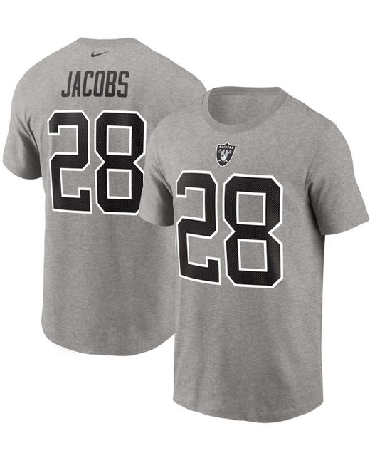 Nike Josh Jacobs Las Vegas Raiders Name and Number T-shirt