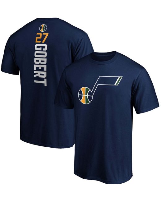 Fanatics Rudy Gobert Utah Jazz Team Playmaker Name and Number T-shirt