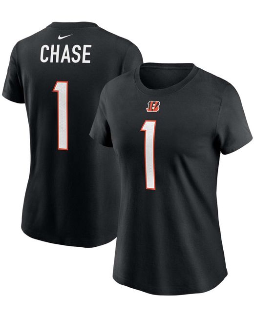 Nike JaMarr Chase Cincinnati Bengals 2021 Nfl Draft First Round Pick Player Name Number T-shirt