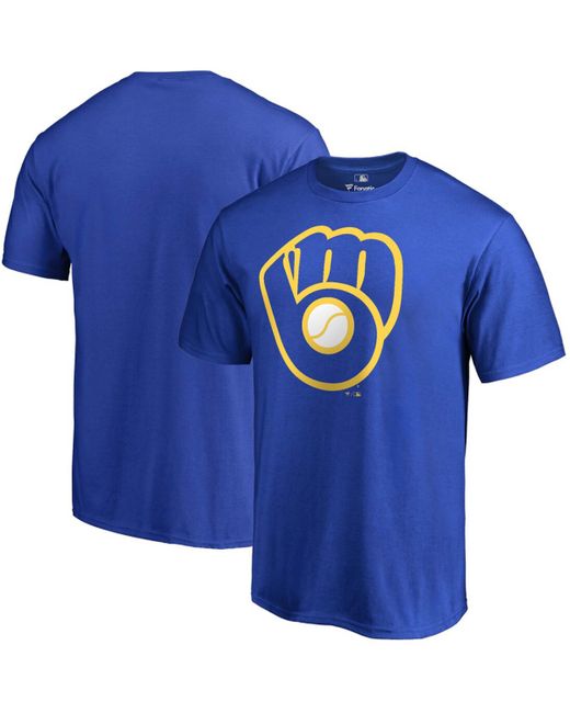 Fanatics Big and Tall Milwaukee Brewers Cooperstown Collection Huntington Team T-shirt