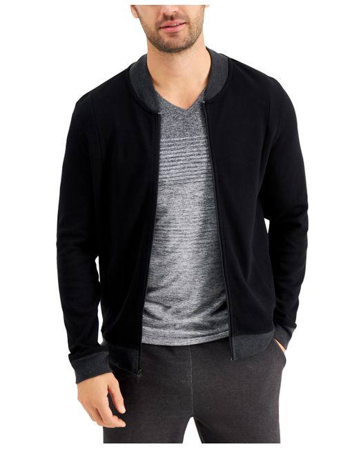 Alfani Zip-Front Sweater Jacket Created for Macys