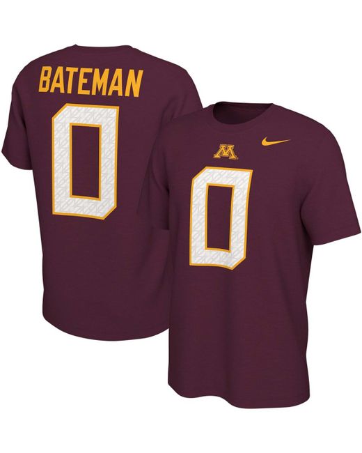 Nike Rashod Bateman Minnesota Gophers Alumni Name Number T-shirt