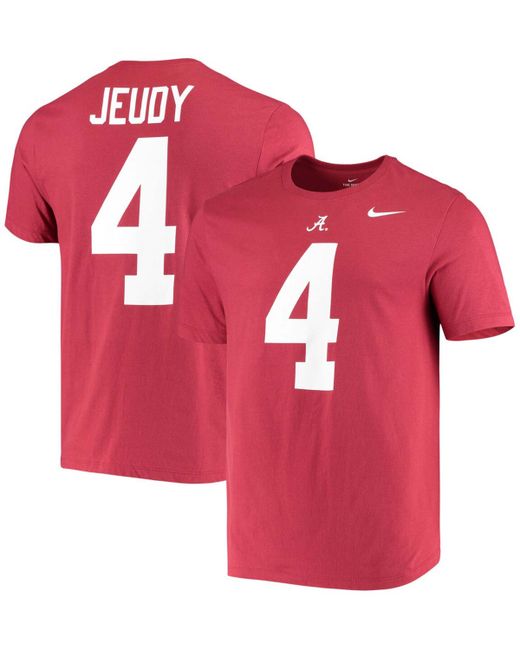 Nike Jerry Jeudy Alabama Tide Name Number Alumni T-shirt
