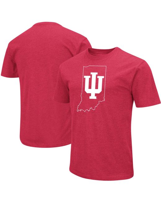 Colosseum Indiana Hoosiers State Outline T-shirt