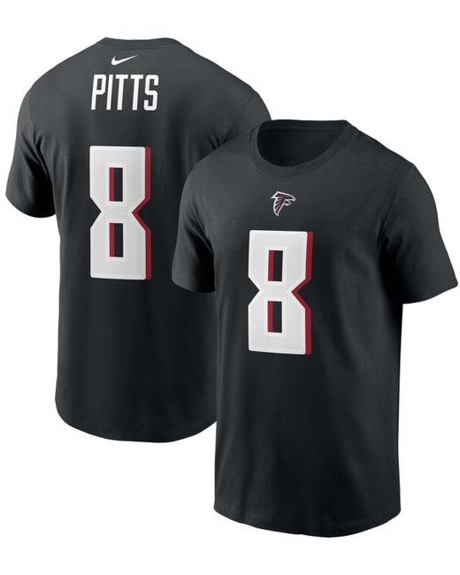 Nike Kyle Pitts Atlanta Falcons 2021 Nfl Draft First Round Pick Player Name and Number T-shirt