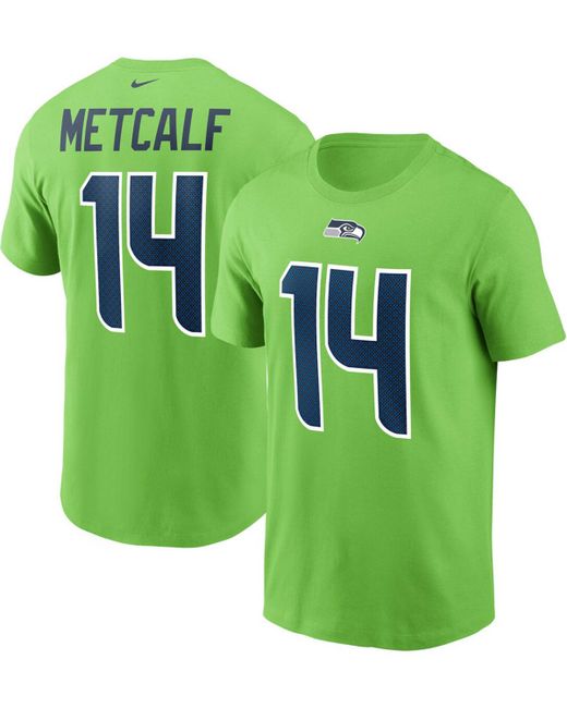 Nike Dk Metcalf Seattle Seahawks Name and Number T-shirt