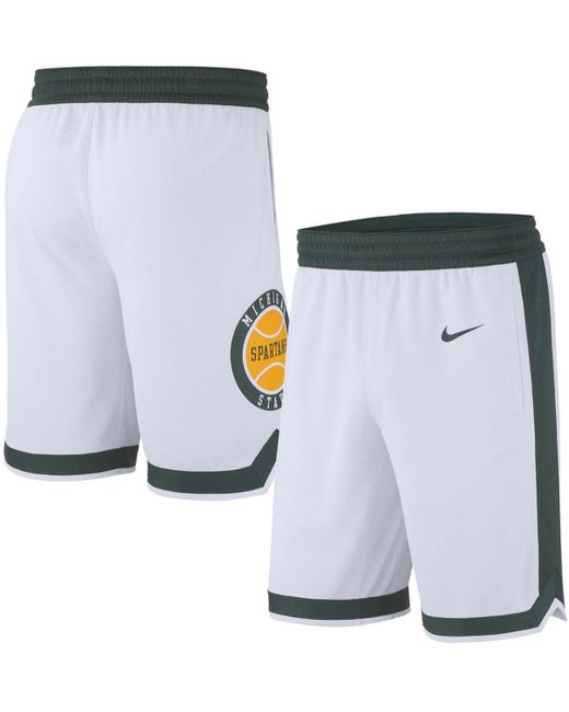 Nike Michigan State Spartans Retro Replica Basketball Shorts
