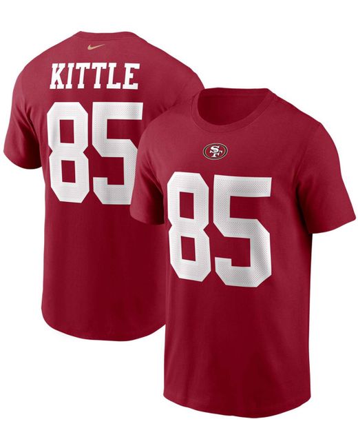 Nike George Kittle San Francisco 49ers Name and Number T-shirt