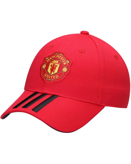 Adidas Manchester United Club 3-Stripe Adjustable Hat