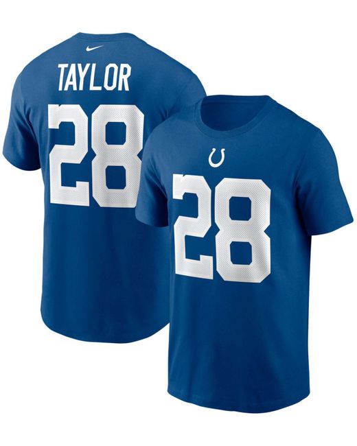 Nike Jonathan Taylor Indianapolis Colts Player Name and Number T-shirt