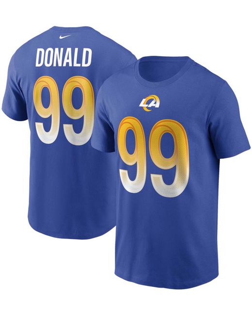 Nike Aaron Donald Los Angeles Rams Name and Number T-shirt
