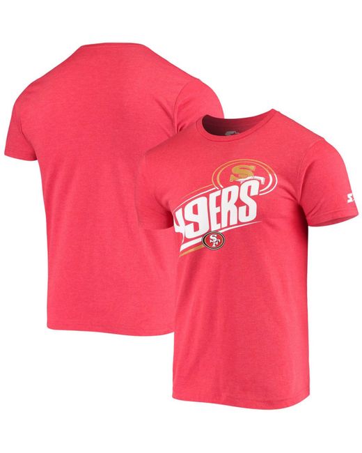 G-iii Sports By Carl Banks Heathered San Francisco 49ers Prime Time T-shirt