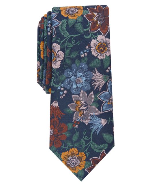 Bar III Ryewood Skinny Floral Tie Created for Macys