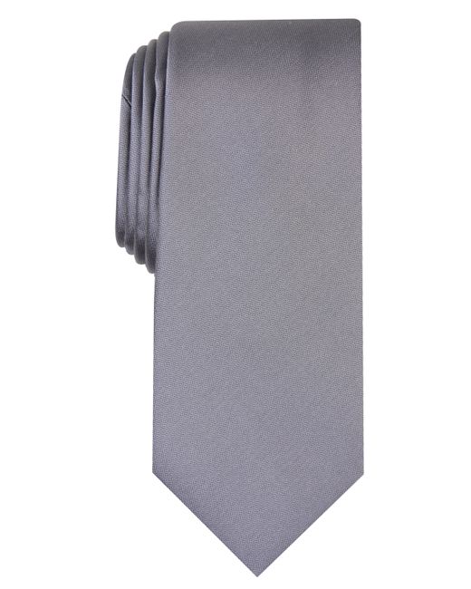 Alfani Solid Texture Slim Tie Created for Macys