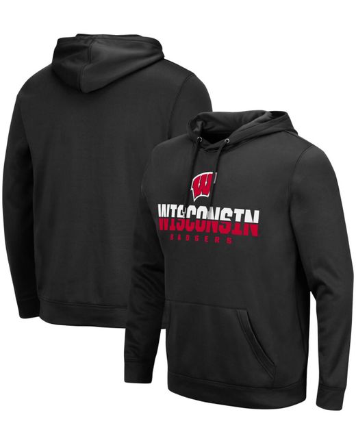 Colosseum Wisconsin Badgers Lantern Pullover Hoodie