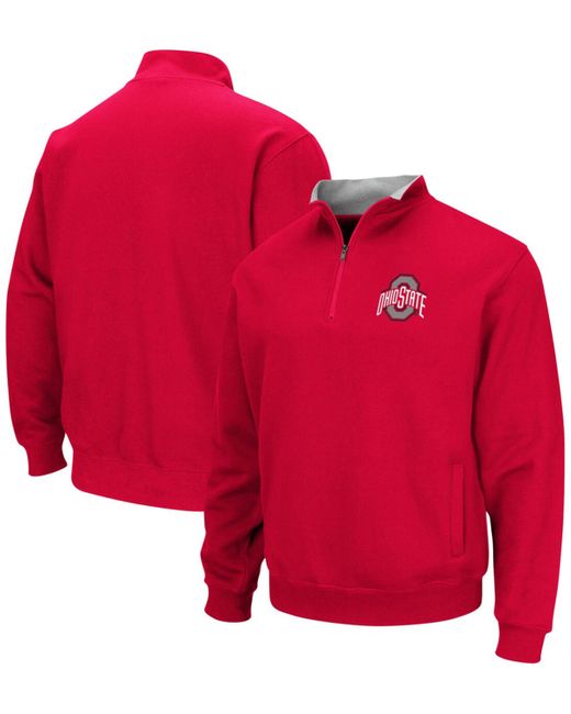 Colosseum Ohio State Buckeyes Tortugas Team Logo Quarter-Zip Jacket