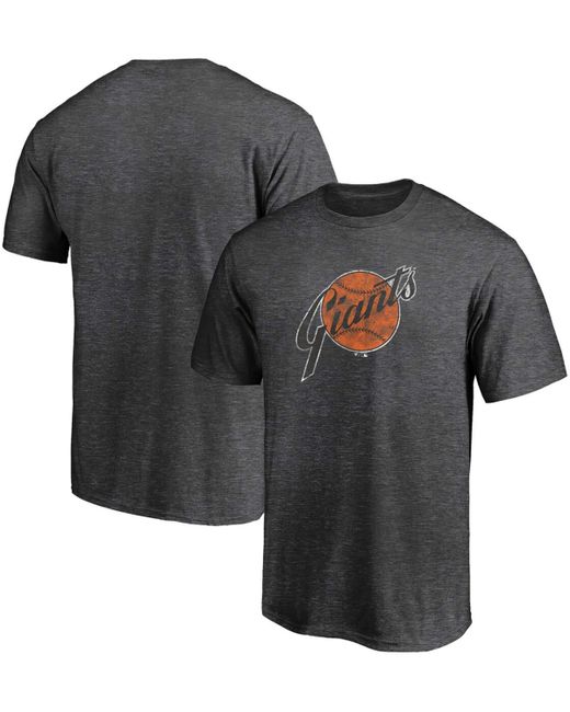 Fanatics San Francisco Giants True Classics Throwback Logo Tri-Blend T-shirt