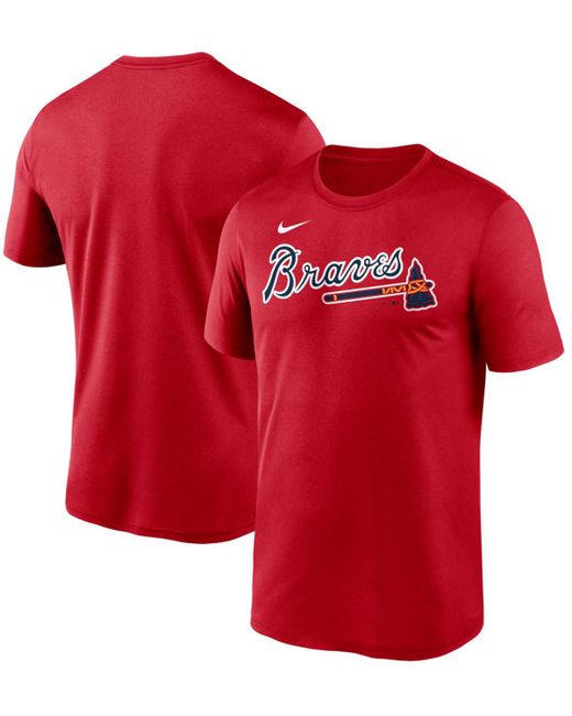 Nike Atlanta Braves Wordmark Legend T-shirt