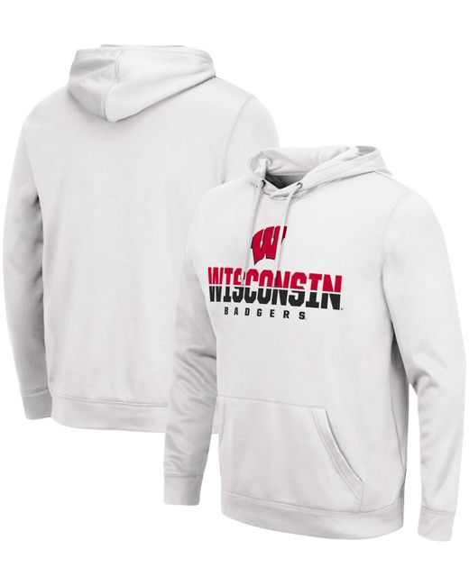 Colosseum Wisconsin Badgers Lantern Pullover Hoodie