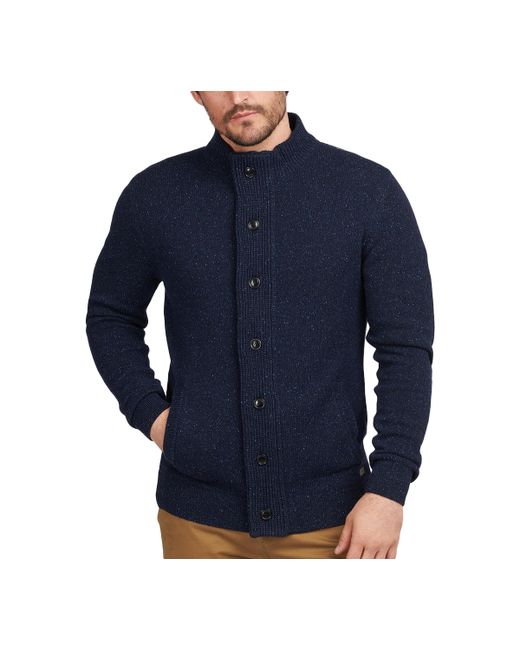 Barbour Tisbury Regular-Fit Flecked Full-Zip Sweater