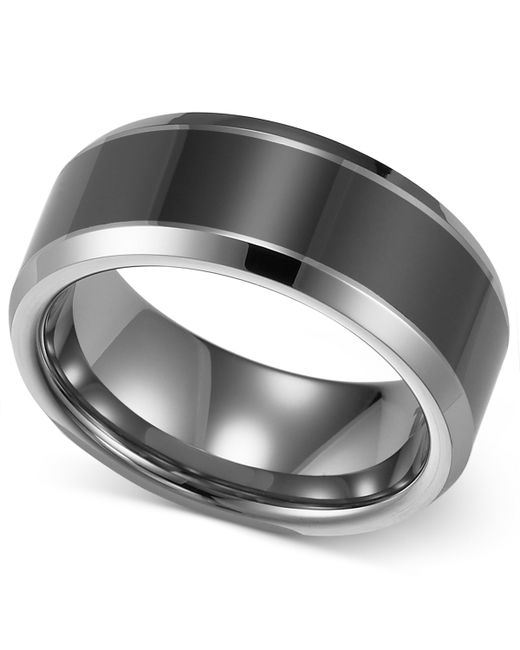 Triton Carbide and Ceramic Ring 8mm Wedding Band