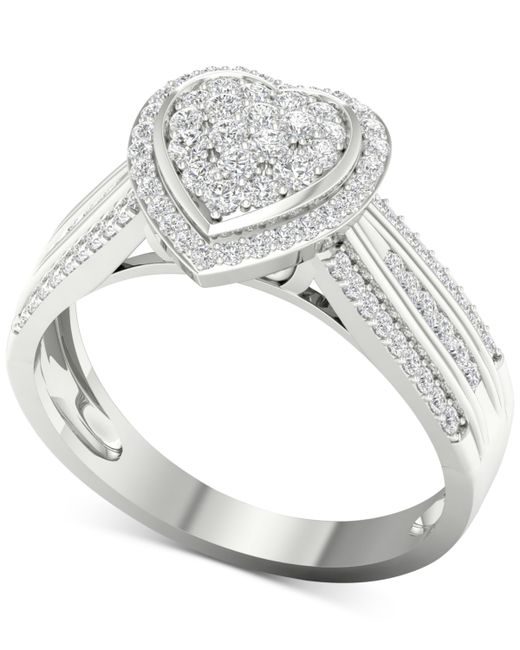Macy's Diamond Heart Ring 1/2 ct. t.w. in