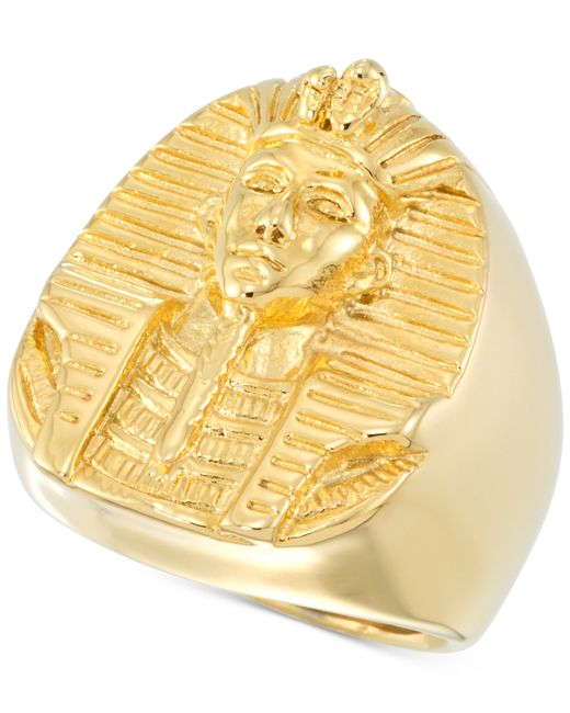Legacy For Men By Simone I. Legacy for by Simone I. Smith Pharaoh Ring in Yellow Ion-Plated Stainless Steel