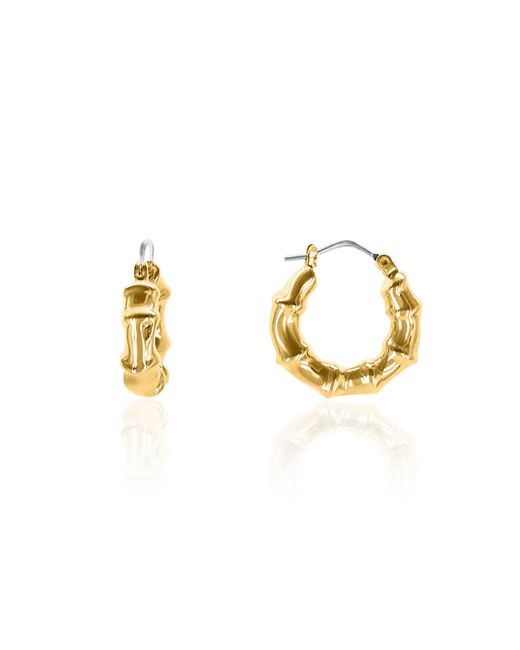Oma The Label Hezekiah 18K Gold Plated Brass Small Hoop Earrings 0.8
