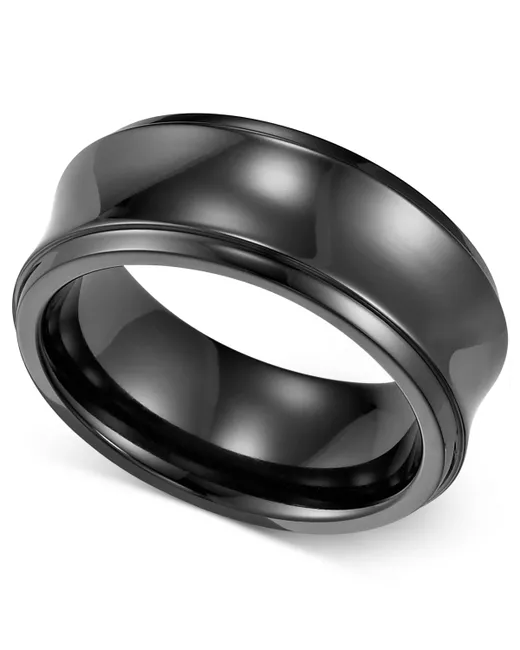 Triton Ring Concave Wedding Band 8mm