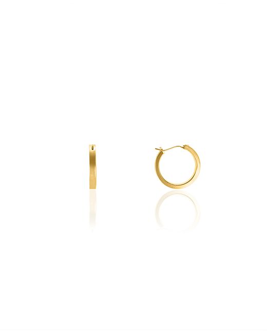 Oma The Label Shiny Jordan 18K Gold Plated Brass Small Hoop Earrings 0.8
