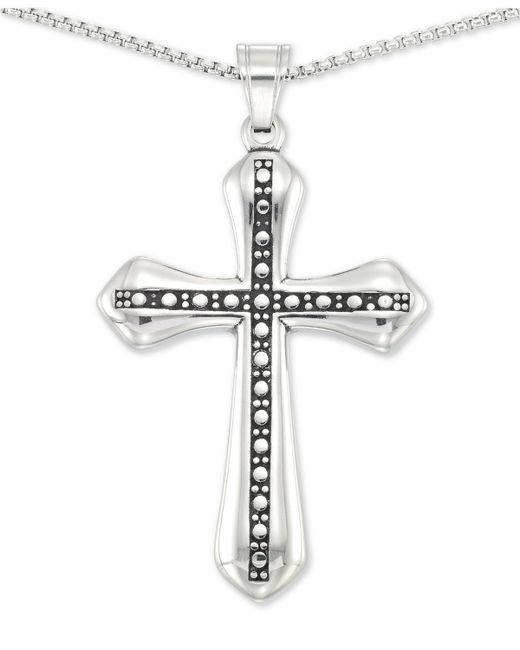 Legacy For Men By Simone I. Legacy for by Simone I. Smith Beaded Cross 24 Pendant Necklace in