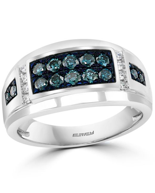 Effy Collection Effy Blue Diamond 5/8 ct. t.w. 1 Ring in 14k
