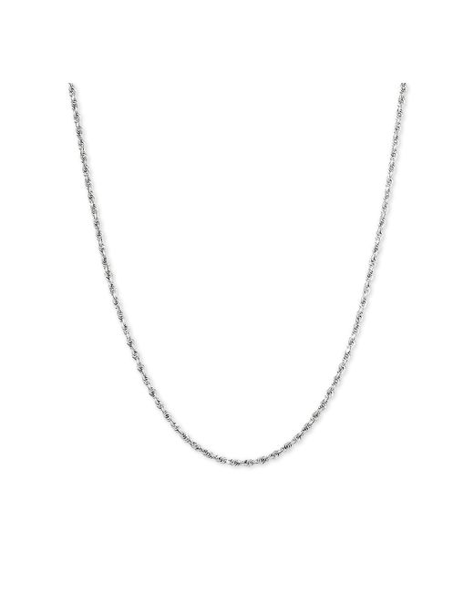 Macy's Glitter Rope 18 Chain Necklace in 14k