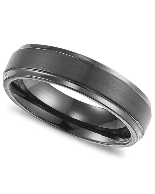 Triton Carbide Ring Comfort Fit Wedding Band 6mm
