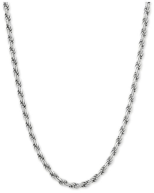 Giani Bernini Rope Link 22 Chain Necklace in Sterling