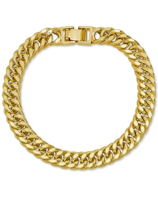 Macy's Double Curb Link Bracelet in 10k Gold