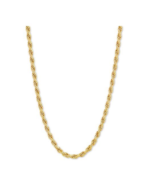Giani Bernini Rope Link 20 Chain Necklace in 18k Gold-Plated Sterling