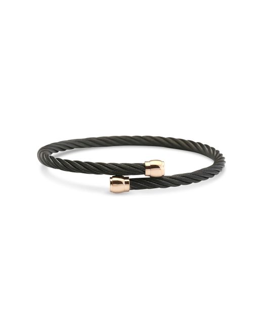 Charriol Two-Tone Cable Bypass Bangle Bracelet in Pvd Rose Gold-Tone Stainless Steel