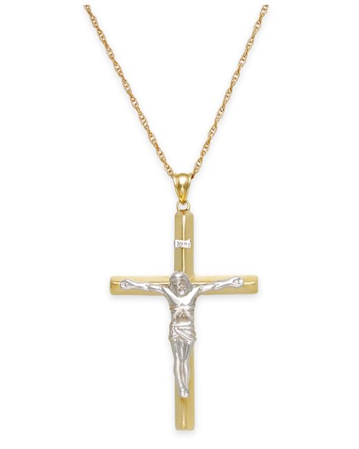 Macy's Crucifix Pendant in 10k Gold