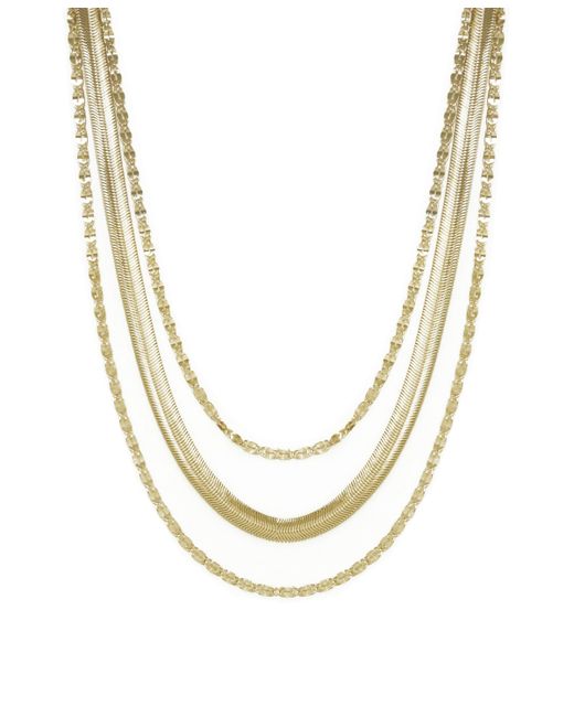 Ettika Supreme Mixed Chain Layered Necklace
