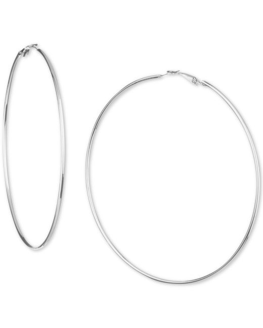 INC International Concepts Extra-Large Thin Hoop Earrings 3.15 Created for Macys